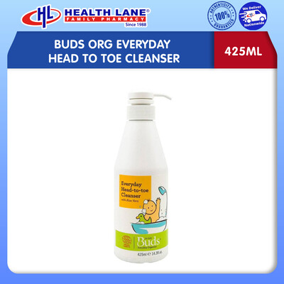 BUDS ORG EVERYDAY HEAD TO TOE CLEANSER (425ML)